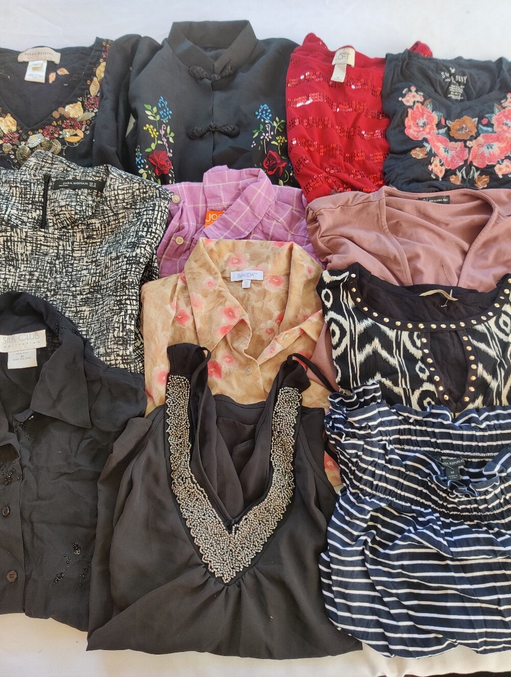 12 Medium Women's Blouses